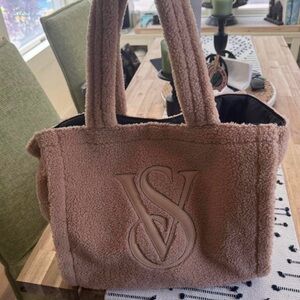Victoria's Secret Brown Sherpa Tote